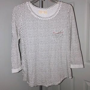 Anthropologie T.La 3/4 Sleeve Print Top